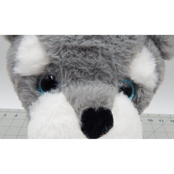 Hug Fun Gray Schnauzer Dog Puppy Plush Stuffed Animal XOXO Heart Valentine - Picture 5 of 11
